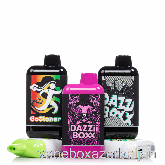 Vape Azerbaijan Dazzleaf DAZZii Boxx 510 Battery BTC Gold / Black (Leather)